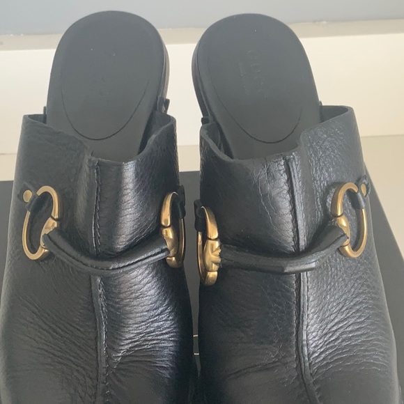 Gucci Black leather clogs - Picture 4 of 16